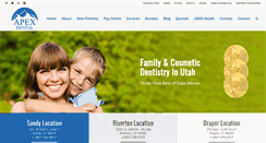 Desktop Screenshot of apexfamilydental.com