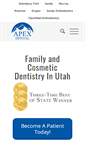 Mobile Screenshot of apexfamilydental.com